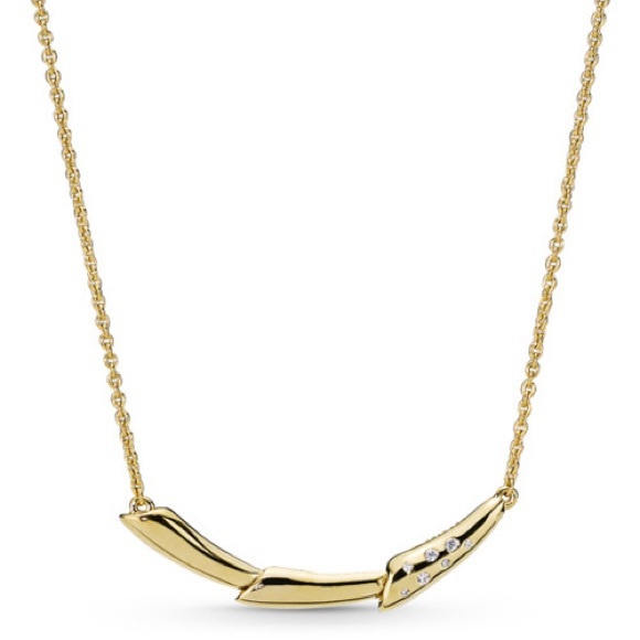 Pandora Shine Flower Stem Necklace - Picture 1 of 2